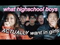 what highschool guys ACTUALLY want in girls