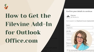 How to Get the Filevine Add-In for Outlook Office.com