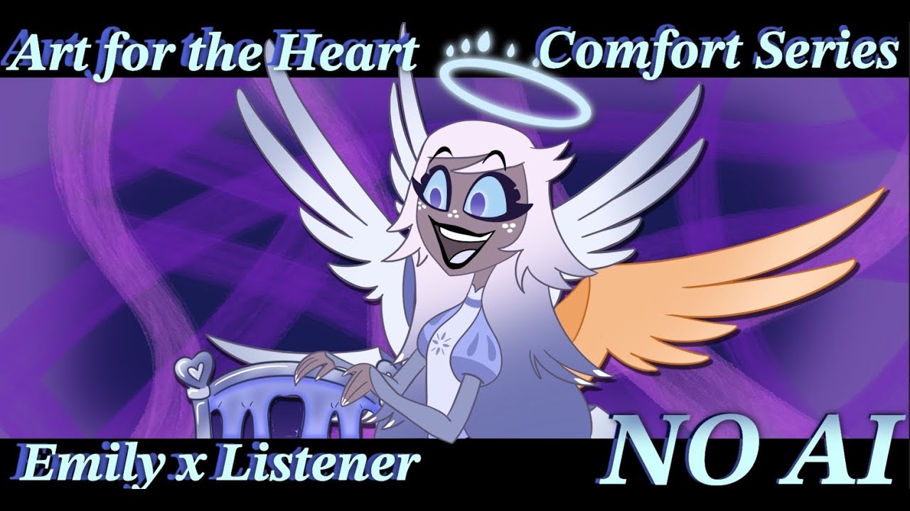 Lets draw together || Emily x Listener || Comfort || Hazbin Hotel || ASMRRP || SFW 18+