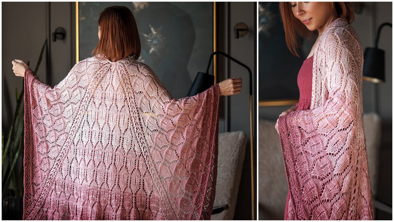 【本日限定価格】Andequal wave design sheer knit Knit This Lacy, Spring Shawl Today – Bridges of Venice