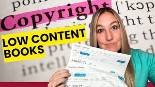 Copyrighting Low Content Books That Are Empty Inside For Amazon KDP