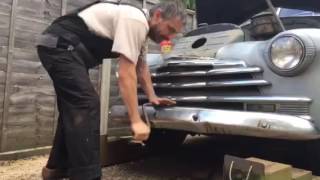 Craigs 1947 Chevy Fleetline Aerosedan crank strart