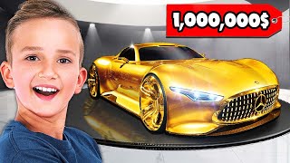 $1 VS $1,000,000 CAR!