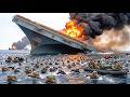 Breaking news, May 27th! A US aircraft carrier carrying 71,000 troops was sunk by a Yak-141.