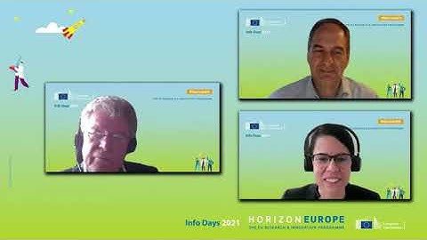 Horizon Europe Info Days 2021 | Cluster 4 | Destination 2 (RTD) - 14:30