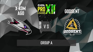 CS:GO - GODSENT vs. x-kom AGO [Nuke] Map 2 - ESL Pro League Season 12 - Group A - EU