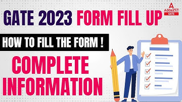 GATE 2023 Form Fill Up | GATE 2023 Registration | GATE 2023 Form Fill Kaise Kare