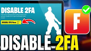 How To Disable 2FA On Fortnite (2024) | Turn Off Fortnite Two Factor Authentication