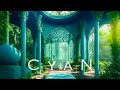 Cyan  turquoise palace  ethereal ambient music for meditation and inner peace