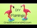 How to Make Flamingo - 3D Printing Pen Creations/Scribbler DIY Tutorial(Creative World)