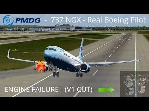 PMDG 737 Engine Failure Tutorial by a Real Boeing Pilot