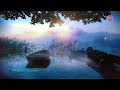 Relaxing music with nature sounds  lake of peace  relax  peaceful dhyanam