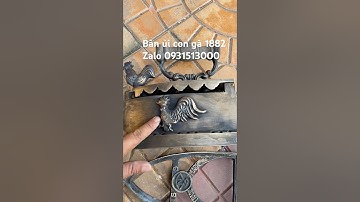 Bàn ủi con gà 1882 #đồcổ #phongthuy #đồcổcầnthơ