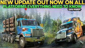 New Update Out Now On All Platforms All New Features in SnowRunner Everything You Need To Know