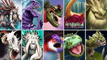 ALL LEGENDARY DRAGONS CINEMATIC INTRO - Dragons: Rise of Berk