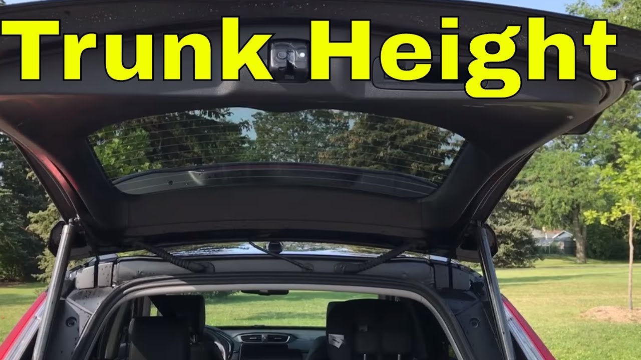 How To Adjust Trunk Height On A 2017 Honda CR-V - YouTube