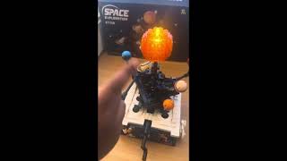 #space explanation Lego A nine-year-old demonstrates a Space Exploration 