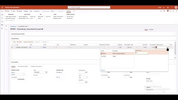 Dynamics 365 IV Movement Journal