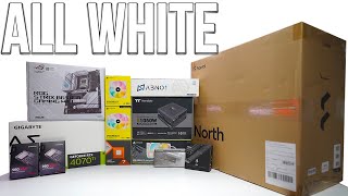Full WHITE PC Build I Fractal North I RTX4070TI I 7800X3D
