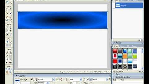 Make a header in fireworks