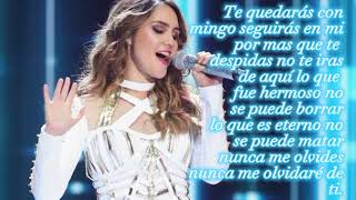 DULCE MARÍA FEAT FRANKIE J - TE QUEDARÁS (LETRA)