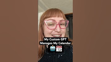 I built a custom GPT that connects directly to my Google Calendar and helps me manage my time