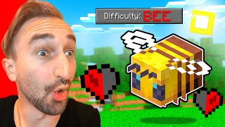 Minecraft, BUT I Beat Minecraft As A BEE...