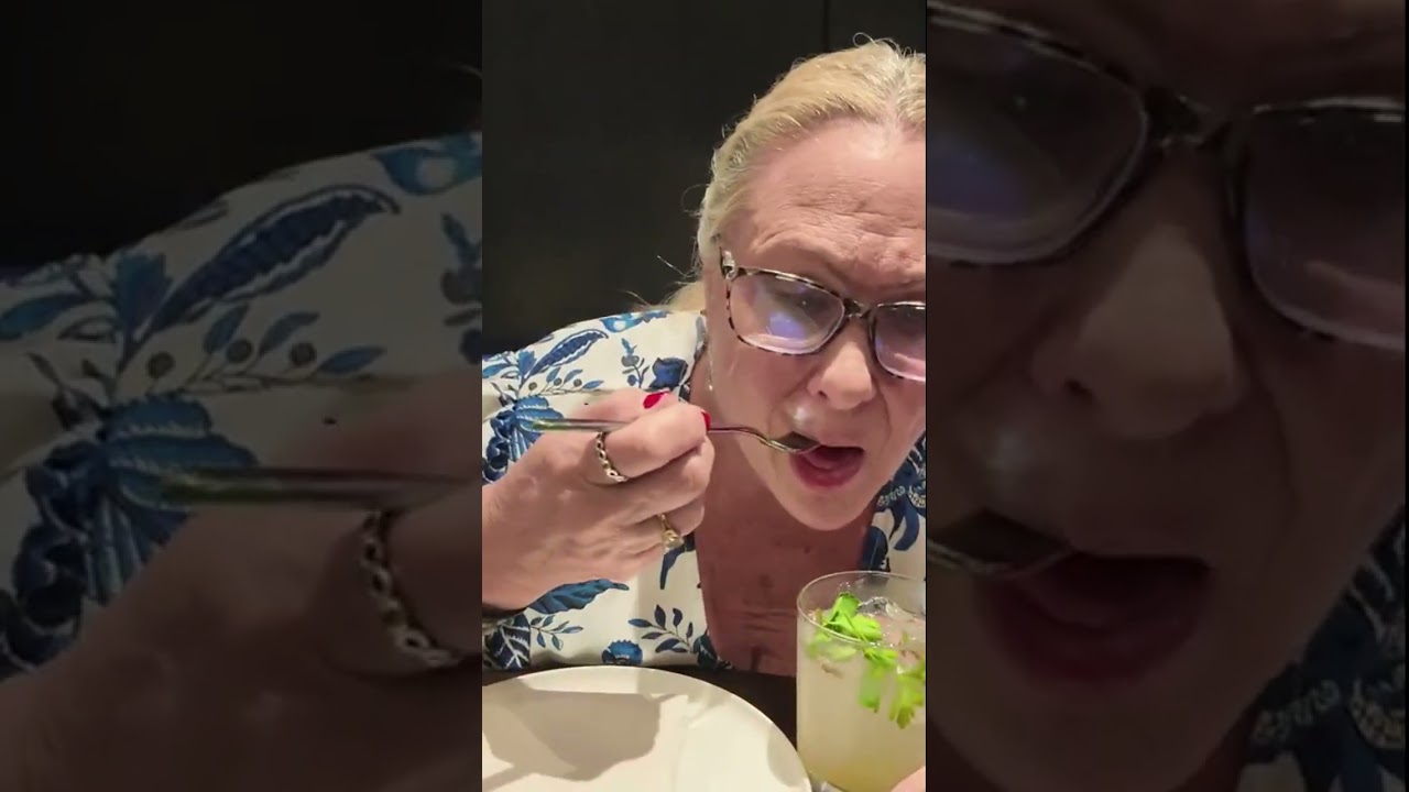 Sue eating crickets #shorts #travel #food