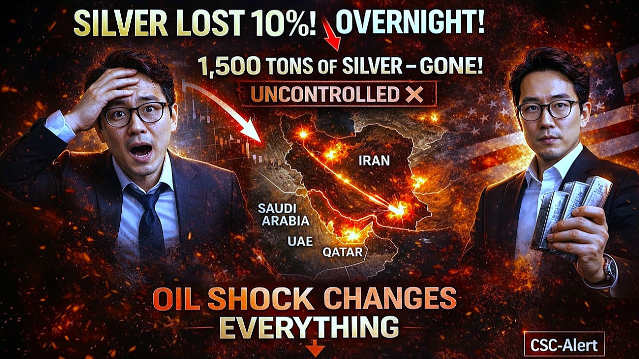 Iran War Erupts — Silver Lost 10% Overnight & The Oil Shock Changes Everything