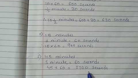 Ex.13A Q.3 change to seconds Q.4 change to minute|CBSE class 5 maths| Oxford book
