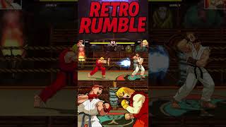 🔥RETRO RUMBLE #3 – Ryu vs Ken | Ultimate Kumite – Round 1 #shorts