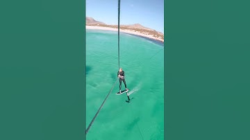 Playing with the elements // Kiteboarding Foil #Shorts