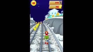 Subway Rail Skater XMAS - Gameplay screenshot 2