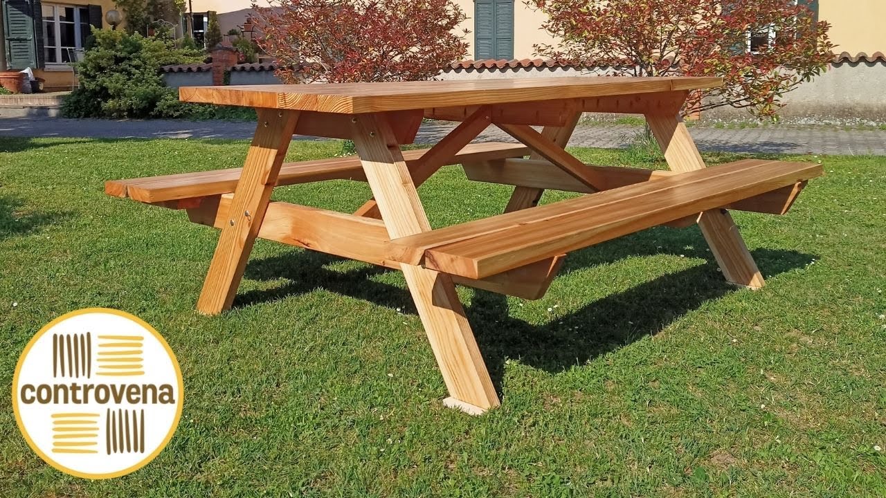 Tavolo da Giardino in Legno Fai Da Te - costruire un tavolo 