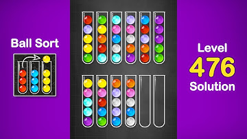 Ball Sort Puzzle Solution Level 476