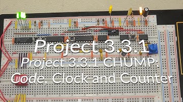 Project 3.3.1 CHUMP: Code, Clock and Counter
