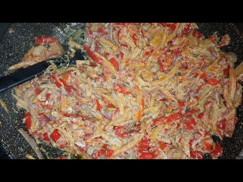 ბულგარულის სალათი ნიგვზით🫑მარტივი და გემრიელი ბულგარულის საცივი