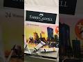 Faber castell 24 shades watercolor unboxingart and craft with trishanartartist drawing anime