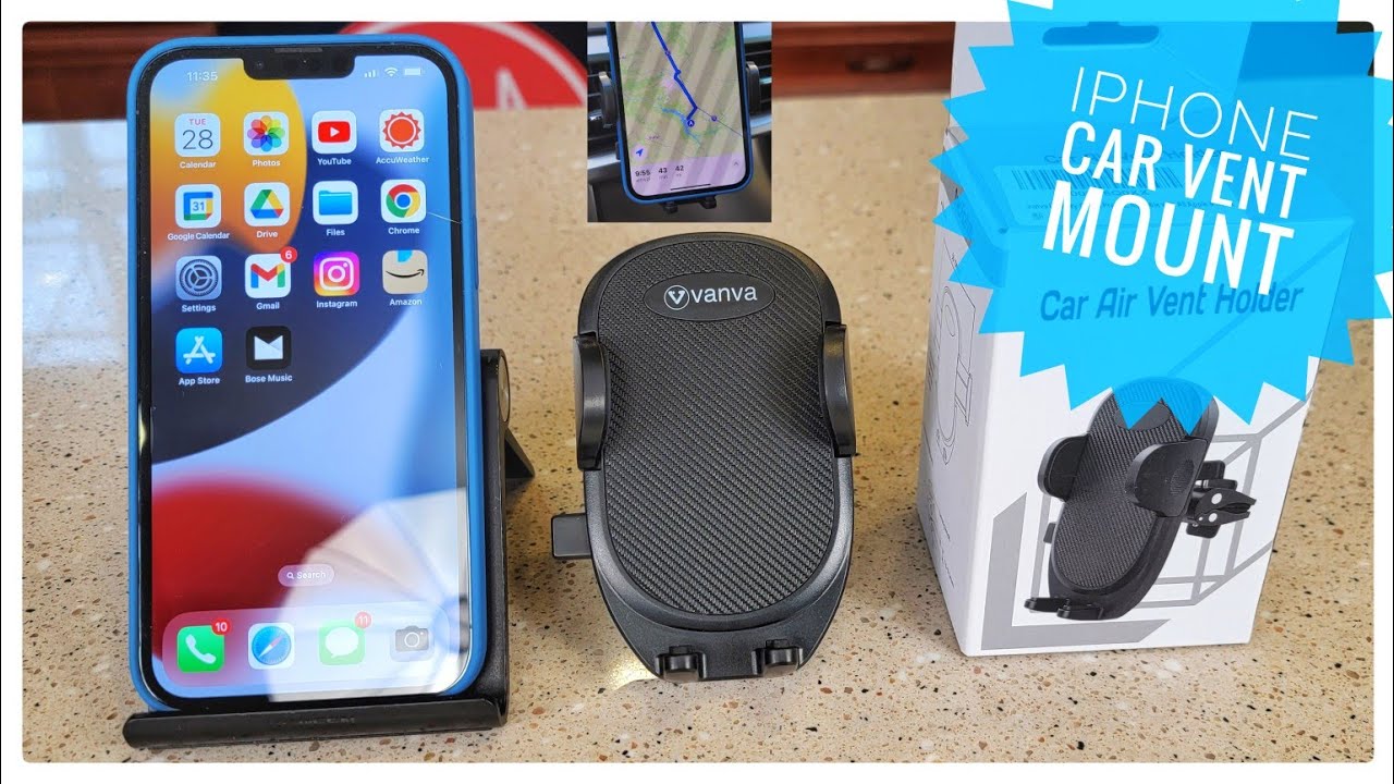 The Vanva air vent car mount is a great under $25  find