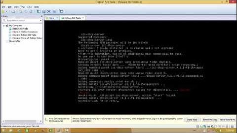 Tutorial Setting DHCP Server Debian 6 di VMware