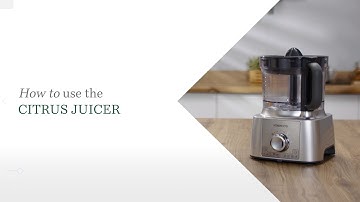 MultiPro Express | How to Use the Citrus Juicer