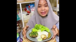 Masak ayam penyet sambel ijo