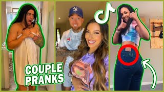 What&#39;s in her back pocket ?!! 😜 Tiktok couple pranks