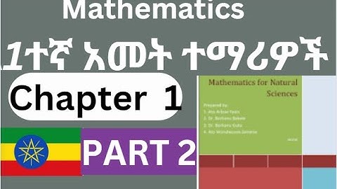 Mathematics for Natural Science Freshman Course Chapter 1 part 2 Compound Preposition