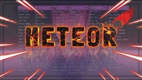 Meteor Client (Tutorial 1.21.4 Version Installing And Downloading)