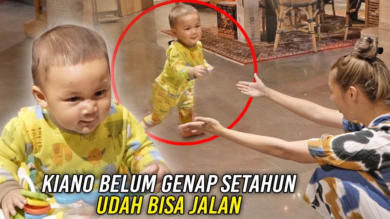 LAAH KIANO UDAH BISA JALAN ... BELOM JUGA SETAHUN..