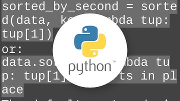 How to sort a list/tuple of lists/tuples by the element at a given index?