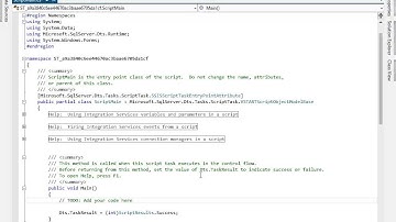 Trailer for SSIS 2014: Scripting Components