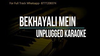 Bekhayali | Kabir Singh | Shahid Kapoor | Unplugged Karaoke