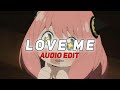 Love Me Justin Bieber Audio Edit Love Me Justin Bieber Audio Edit